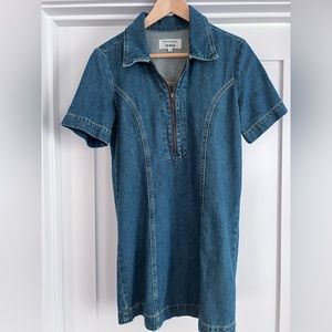 Reformation Denim Dress - so cute! Size 2
